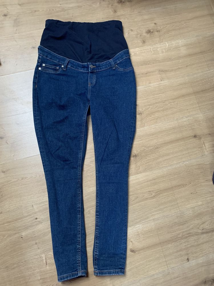 Spodnie ciążowe jeansowe damskie r L