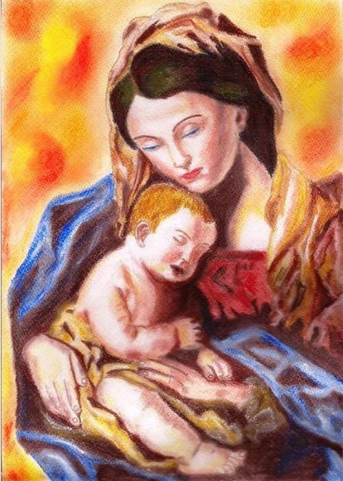 Obraz "Madonna z Dzieciątkiem"