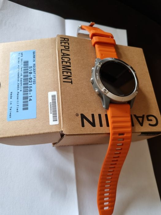 NOWY smartwatch, zegarek sportowy Garmin Fenix 6 Pro Sapphire Titanium