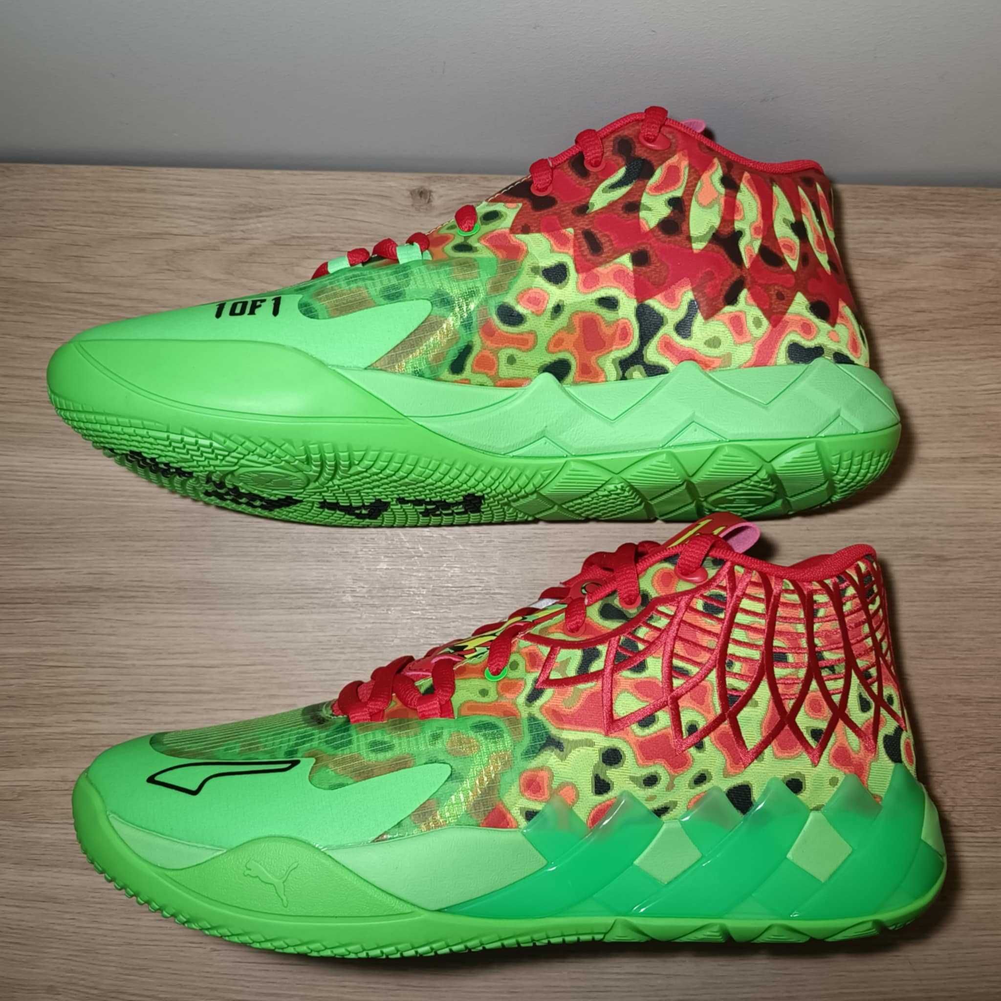 Puma MB.01 Thermal r. 45 (29,5 cm) Fluro Green Pes-PUMA Red