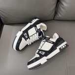 Lv sneakersy biało czarne