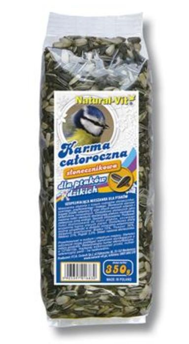 Karma dla dzikich ptaków słonecznikowa 0,35kg