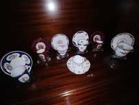 Chavenas decorativas porcelana novas