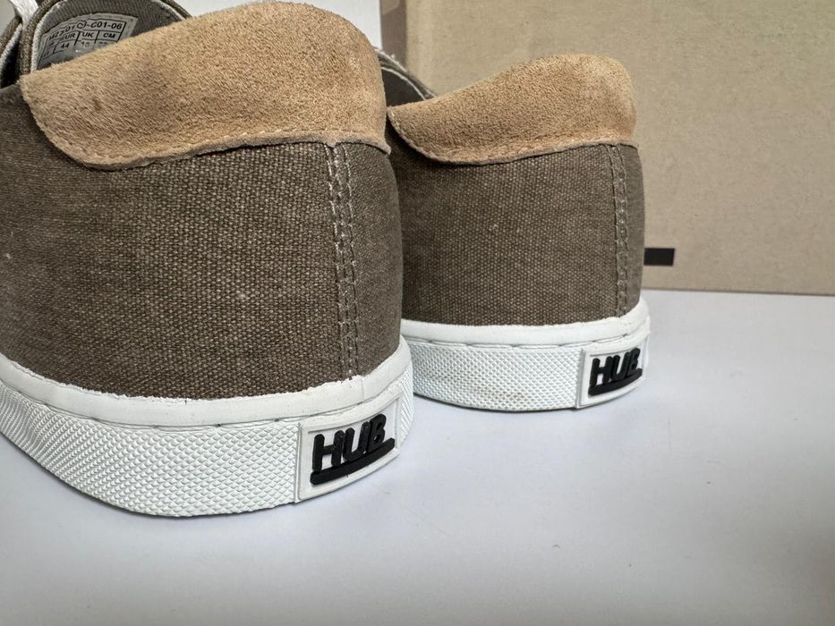 Nowe trampki sneakersy męskie HUB zielone 44