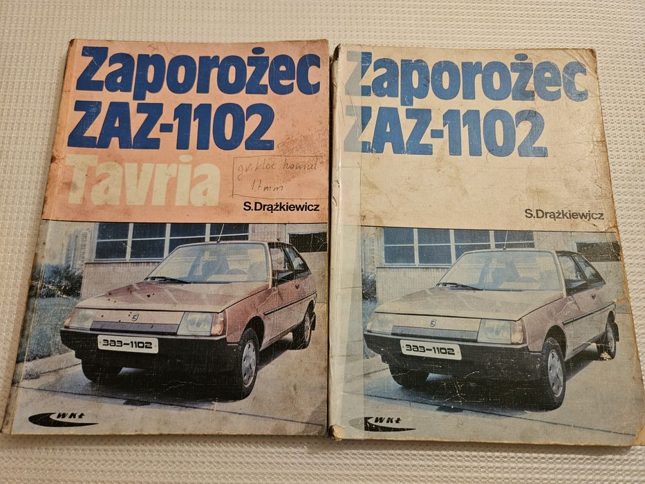 Zaz Zaporożec 1102 instrukcja książka budowa naprawa
