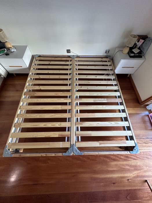 Cama completa ou separada com colchão Ema