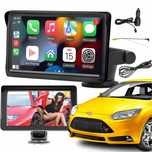 Uniwersalny 7-calowy samochodowy radio Apple CarPlay Android Auto