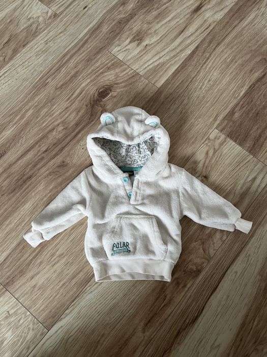 Ciepły kremowy polar lupilu 62/68