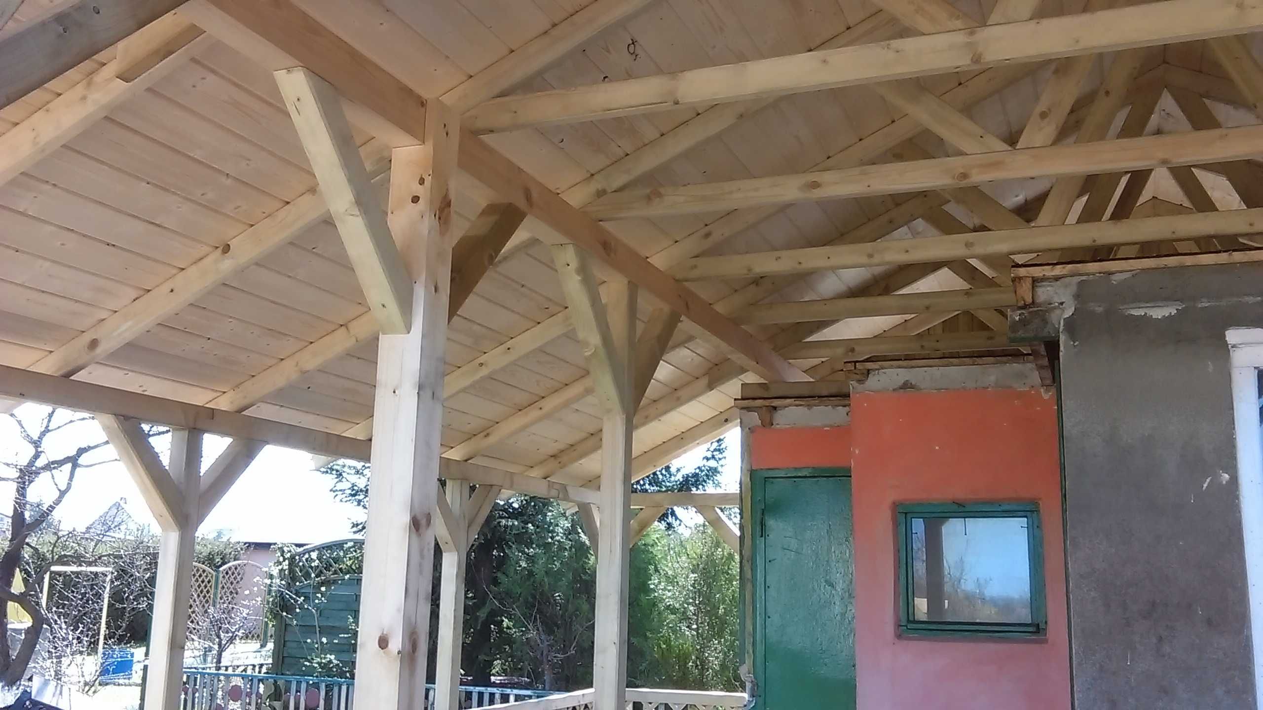 WIĄZARY DACHOWE na wiaty domki drewniane letniskowe gotowa KRATOWNICA