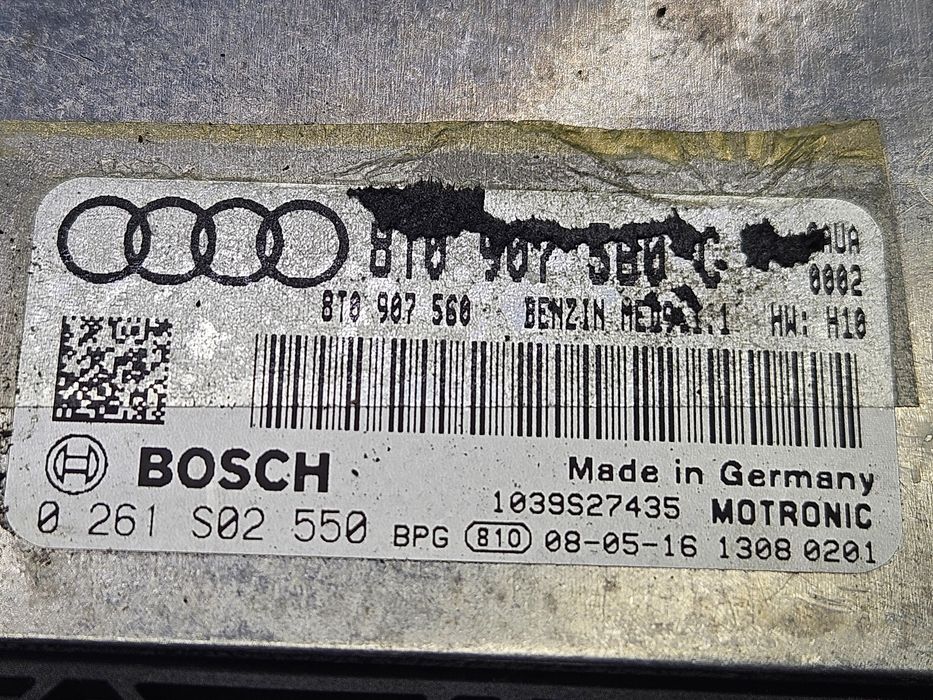 Sterownik silnika Bosch Audi S5 4.2 FSI 8​T​0​9​0​7​5​6​0​C