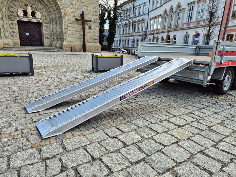 Najazdy aluminiowe od 2m-5m, do 25T - Dostawa, gwarancja, znak CE