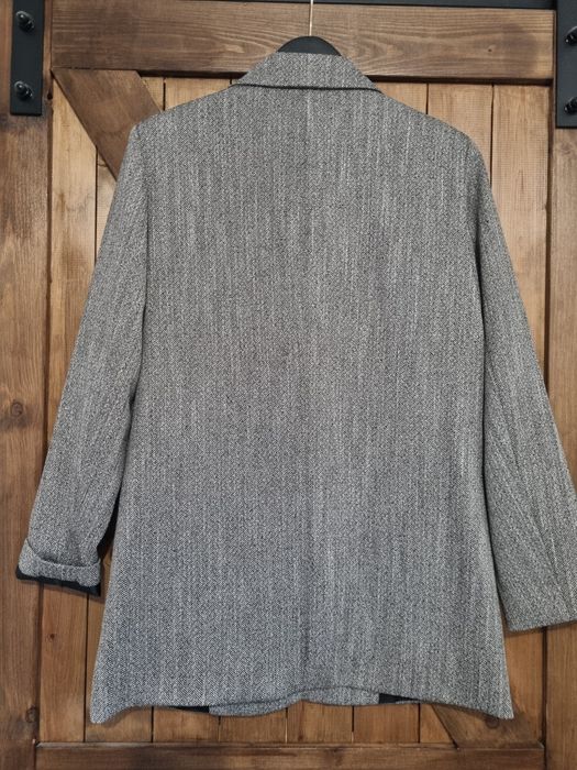 Szara marynarka Edan jodełka S wiskoza