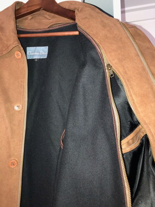 Christian Dior, Casaco de homem em pele de Camurça "L" como novo