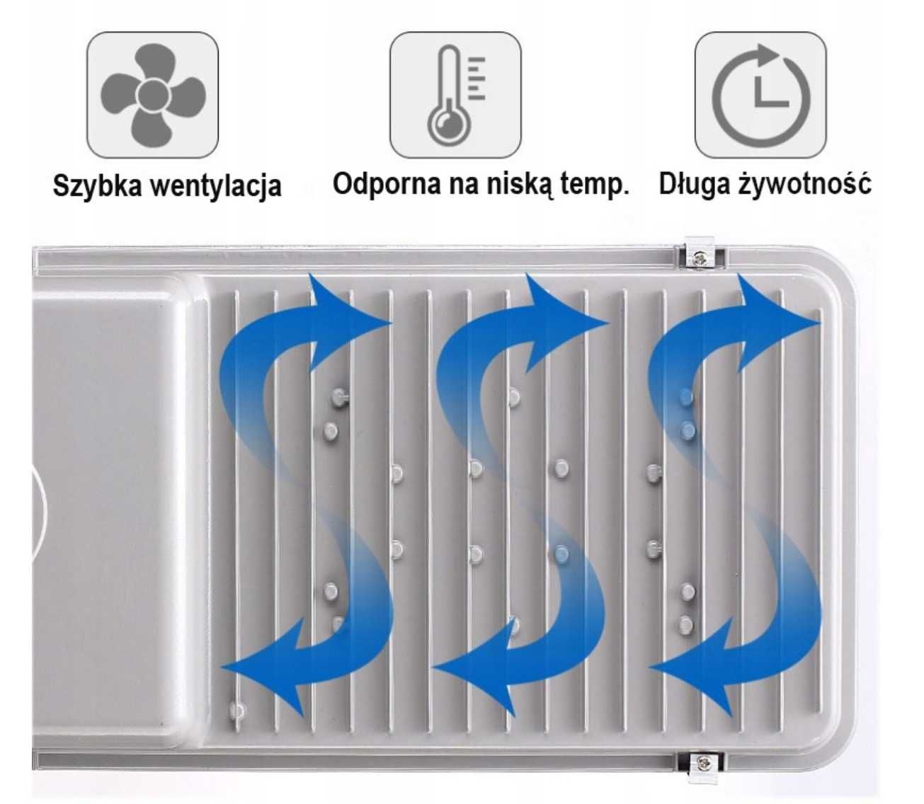 Lampa uliczna LED solarna 800W przemysłowa pilot