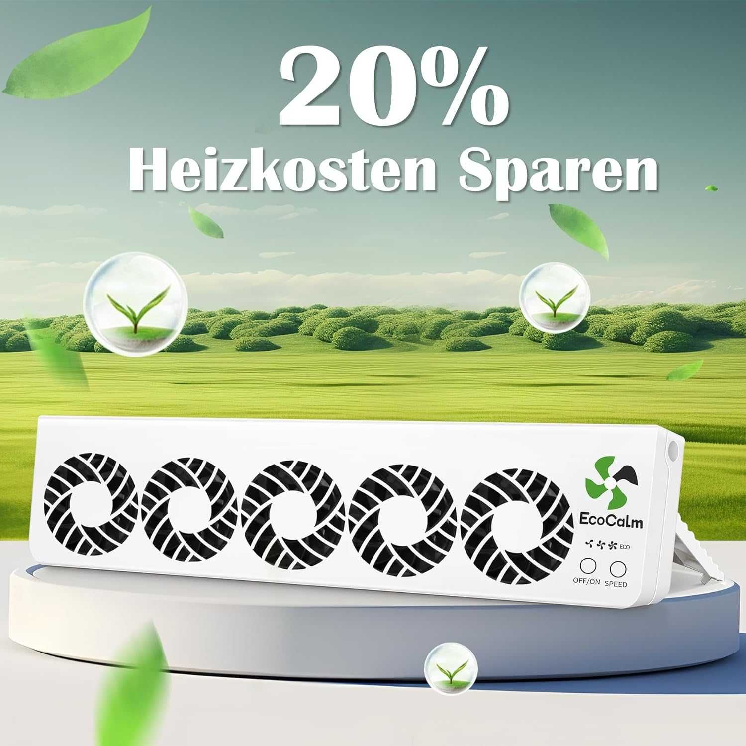 ecoCalm Grzejnik wentylator elektryczny