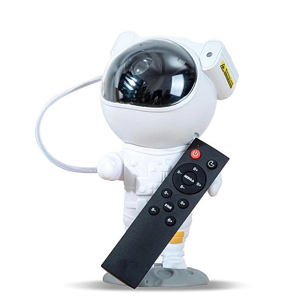Projektor Gwiazd Kosmosu Astronauta Lampka + Pilot