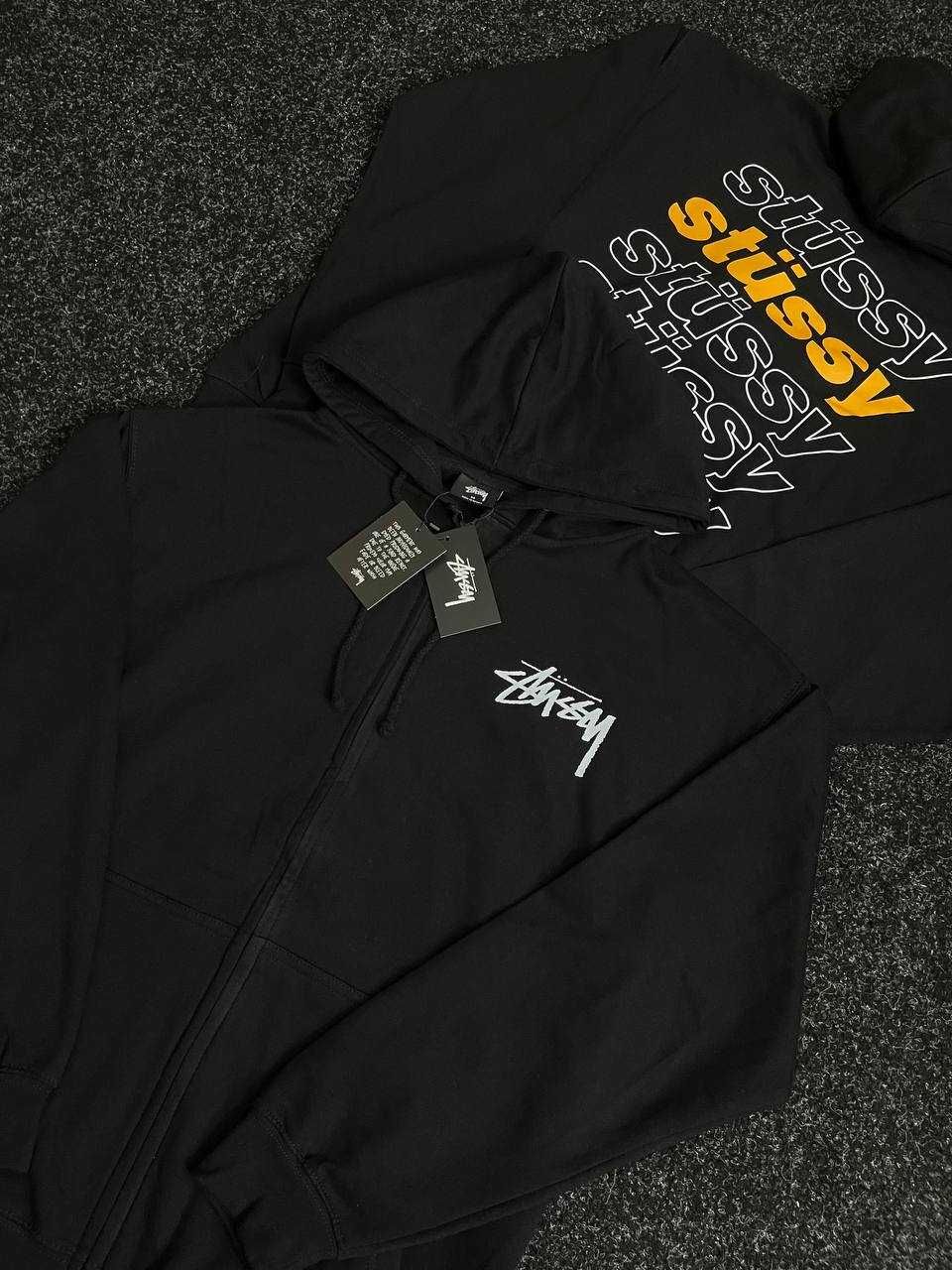 зіп худі stussy кофта худи толстовка стусси стуси stusy оригінал зип