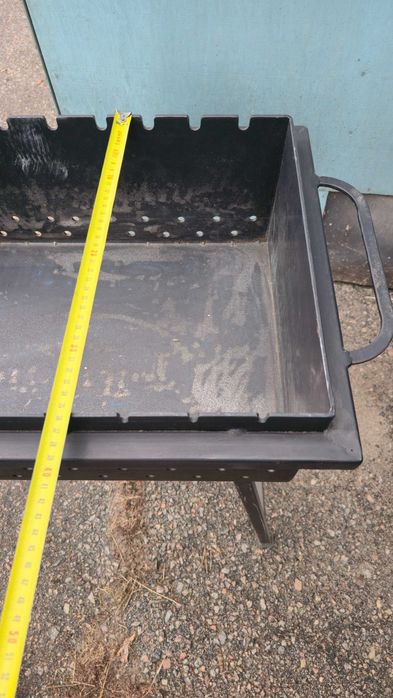 Мангал з ныжками 4 мм.