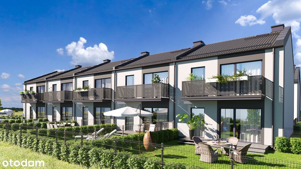 Apartament parter 53,62m2; ogródek; taras; rekuperacja; rowerownia