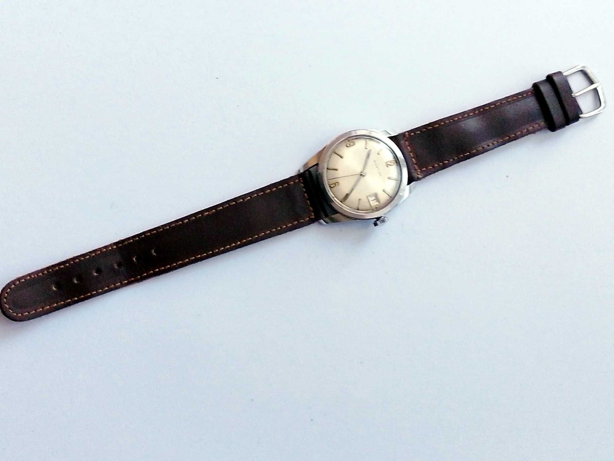 RUXTON z datownikiem mechaniczny stalowy zegarek