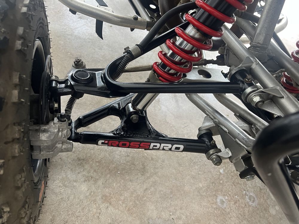 conjunto triangulos e suspensoes Raptor 350R