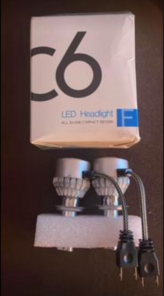 Kit 2 lâmpadas LED H7 Marca C6