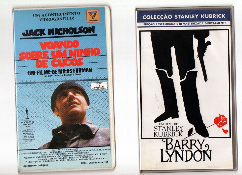 Colecção filmes vintage VHS SUPER Clássicos ORIGINAIS