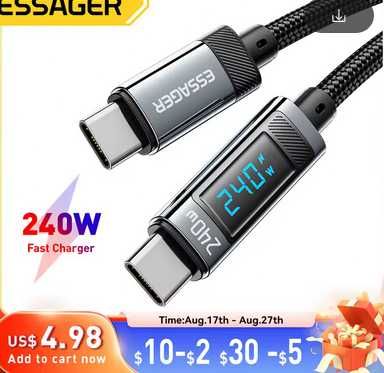 Блоки питания и кабеля 65W 120W 320W 600W Essager Gen3