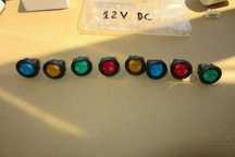8 Interruptores com iluminação 12V *** NOVOS ***