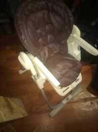 детский стульчик для кормления chicco с моющейся накладкой сиденья