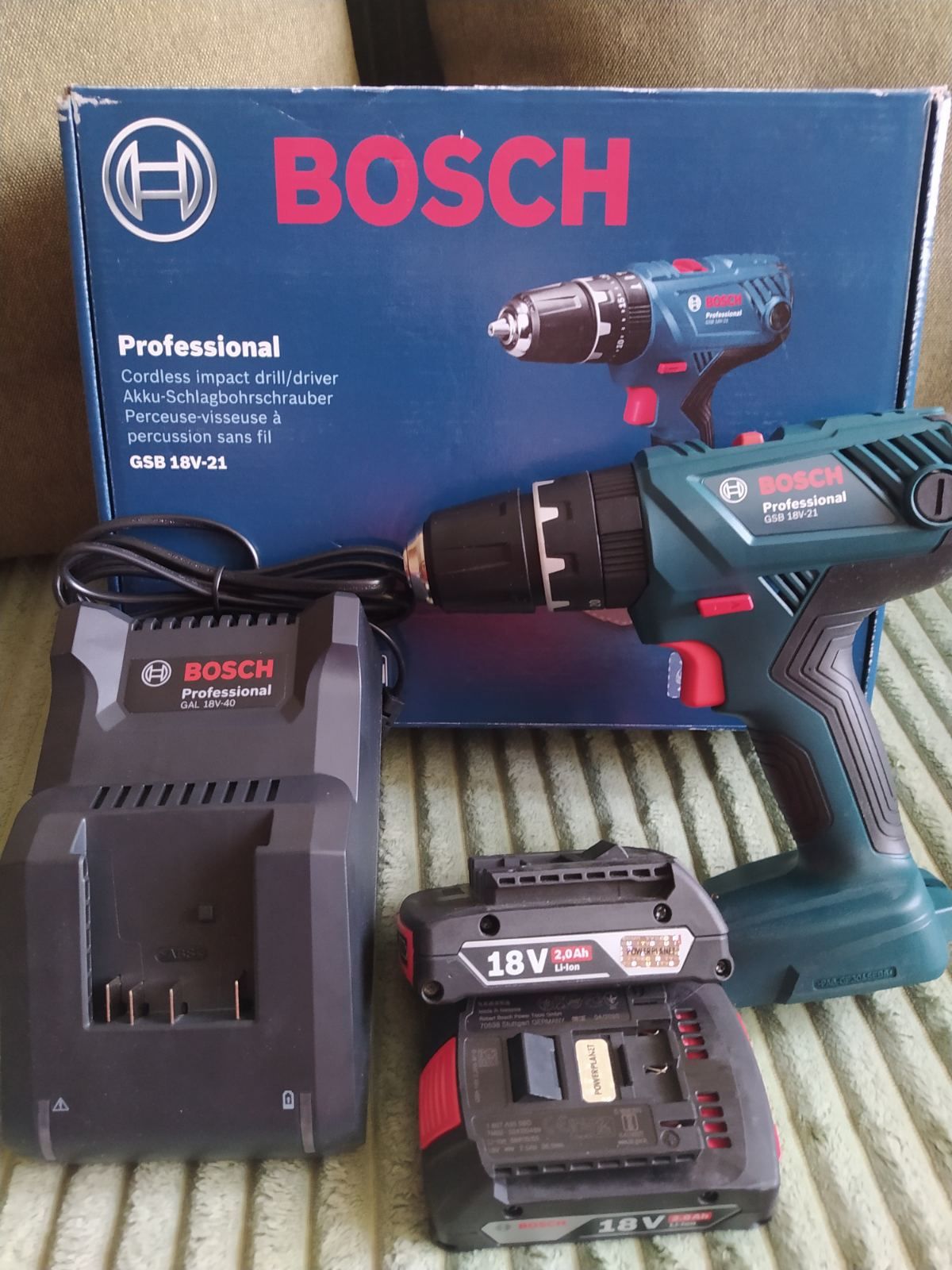 Шуруповерт Bosch gsb 18-21li ударний