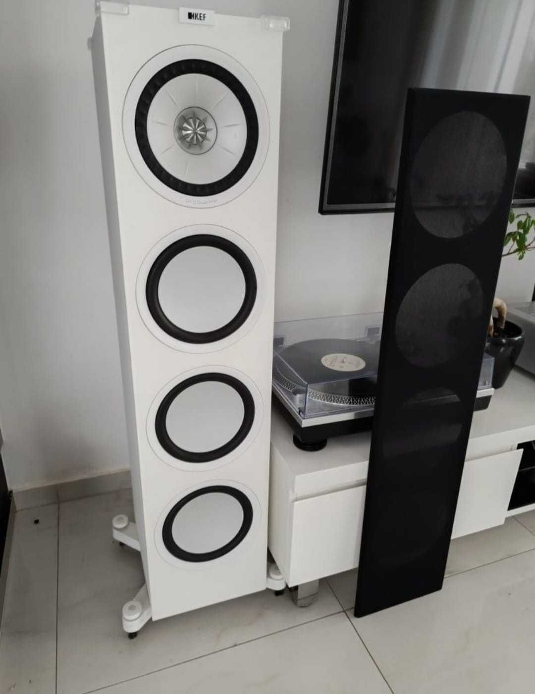 Amplituner Yamaha R-N803D + Kolumny Kef Q950