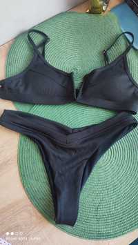 Strój kąpielowy dwuczęściowy bikini czarny