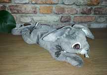 Królik, zająć maskotka, Pluszak 42 cm z Ikea Vandring Hare