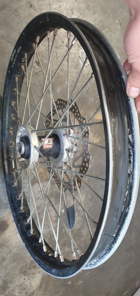 koło Przód Felga obręcz piasta Talon T3 Honda CRF 250 CRF 450 os 20 mm