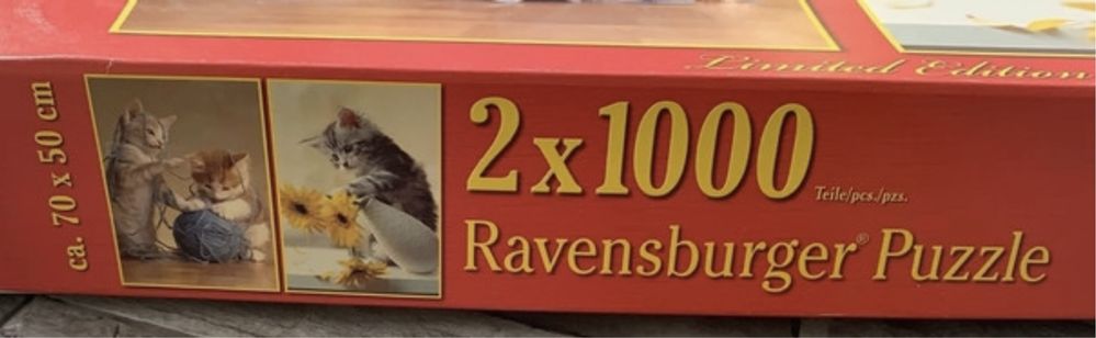 Puzzle 2 x 1000 Ravensburger Limited Edition