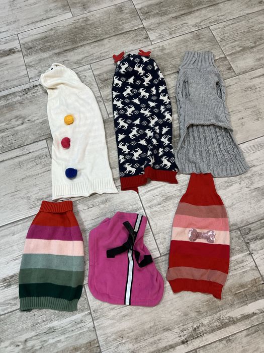 Одяг для собак різних розмірів