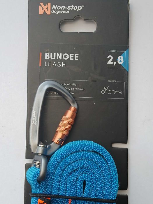 Non-Stop Dogwear Smycz Bungee Leash 2,8m/23mm*smycz na rower, itp*nowa