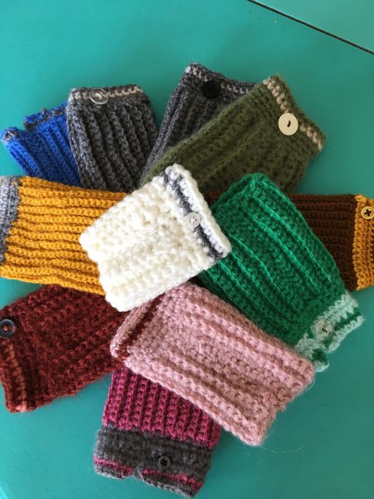 Luvas para crianca e para adultos, sem dedos