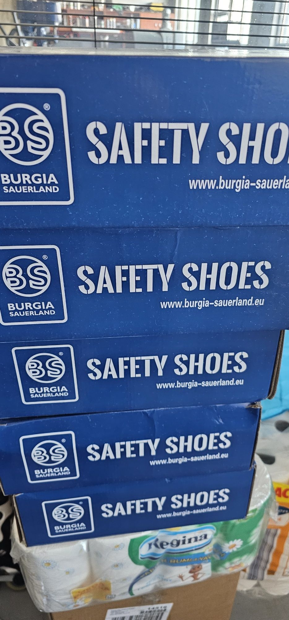 Buty robocze buty ochronne białe Burgia Sauerland