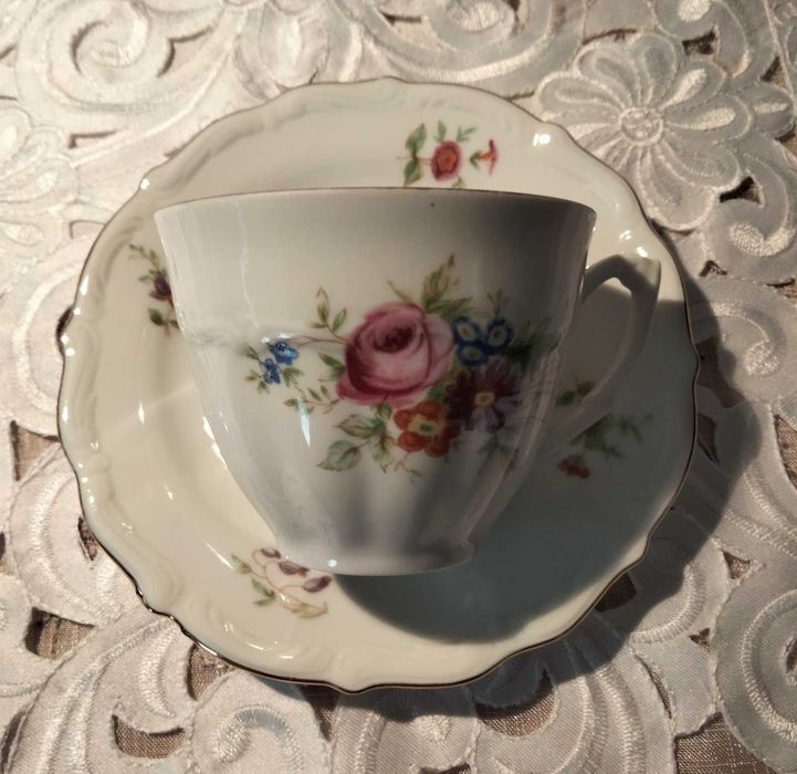 Porcelana Wawel Wałbrzych zestaw do kawy