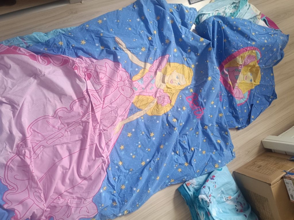 Zestaw pościeli barbie lol suprise kraina lodu 160x200 bawelna