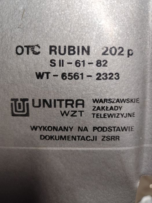 Rubin 202 telewizor