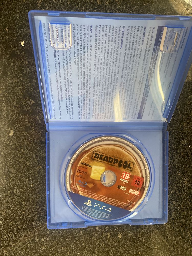 Jogo para ps4 deadpool