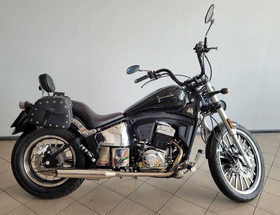 Junak M16 125 chopper sakwy rolka tylko 390 km 2 lata gw. dostawa 0 zł