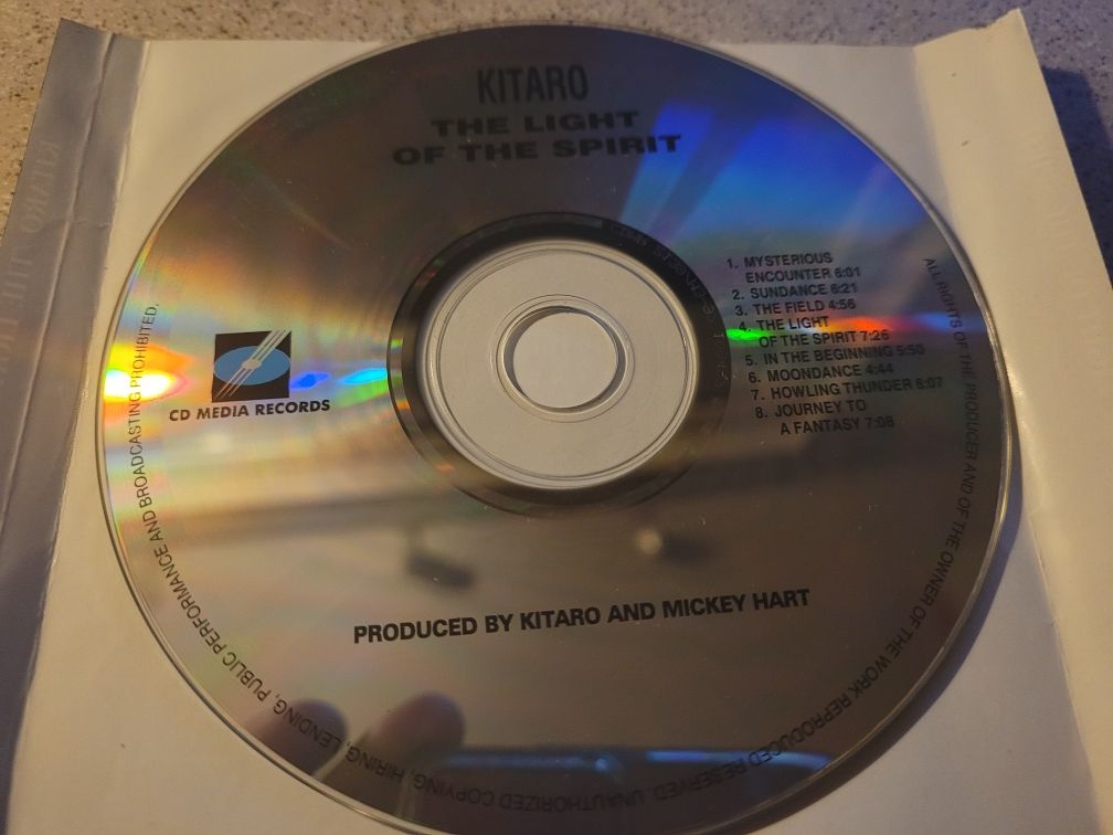 CD Kitaro The Light of the Spirit 2002 CD Media Records