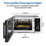 Kuchenka mikrofalowa z grillem i frytkownicą 25L