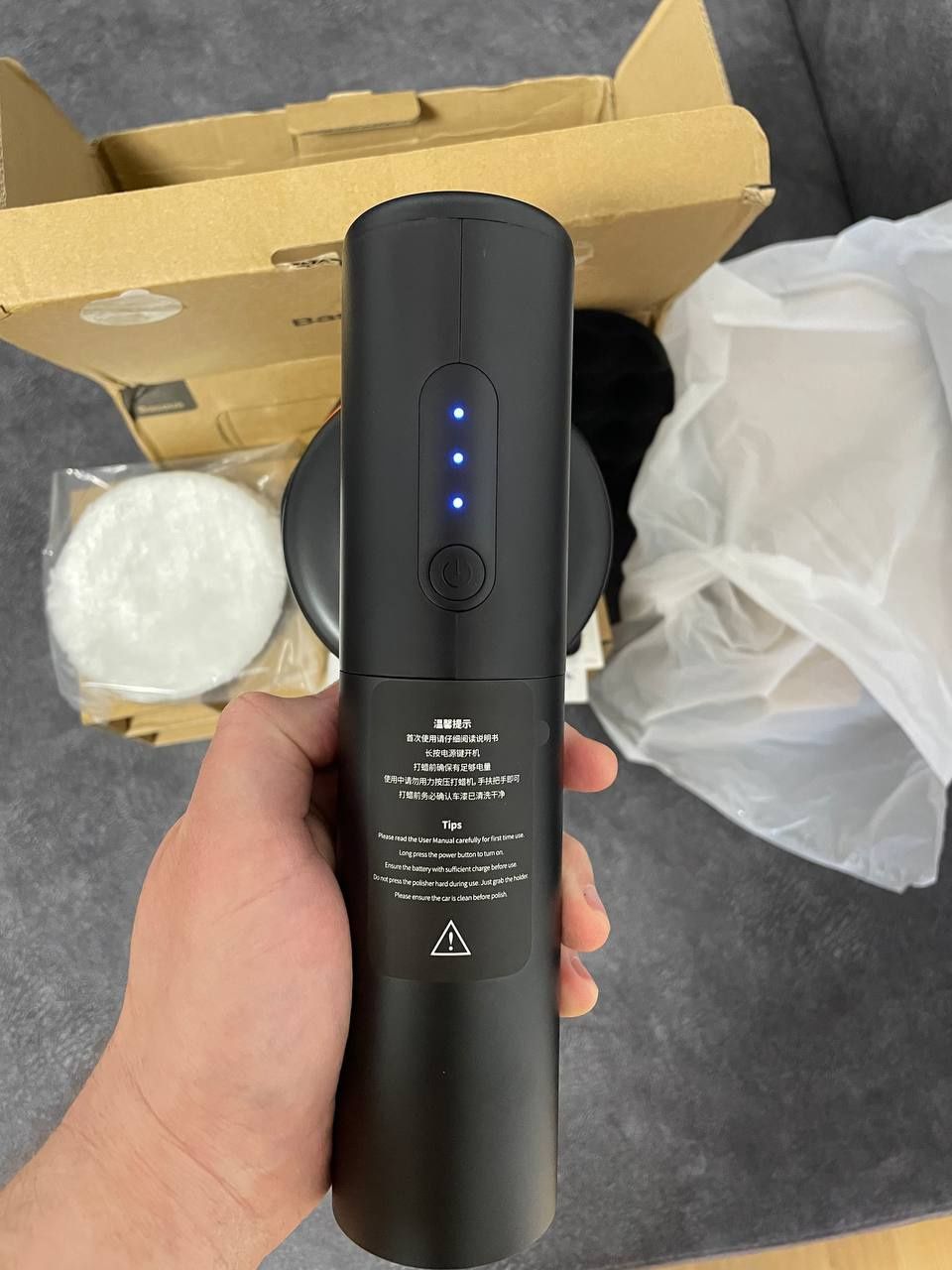 Полировочная машинка Baseus New Power Cordless Electric Polisher