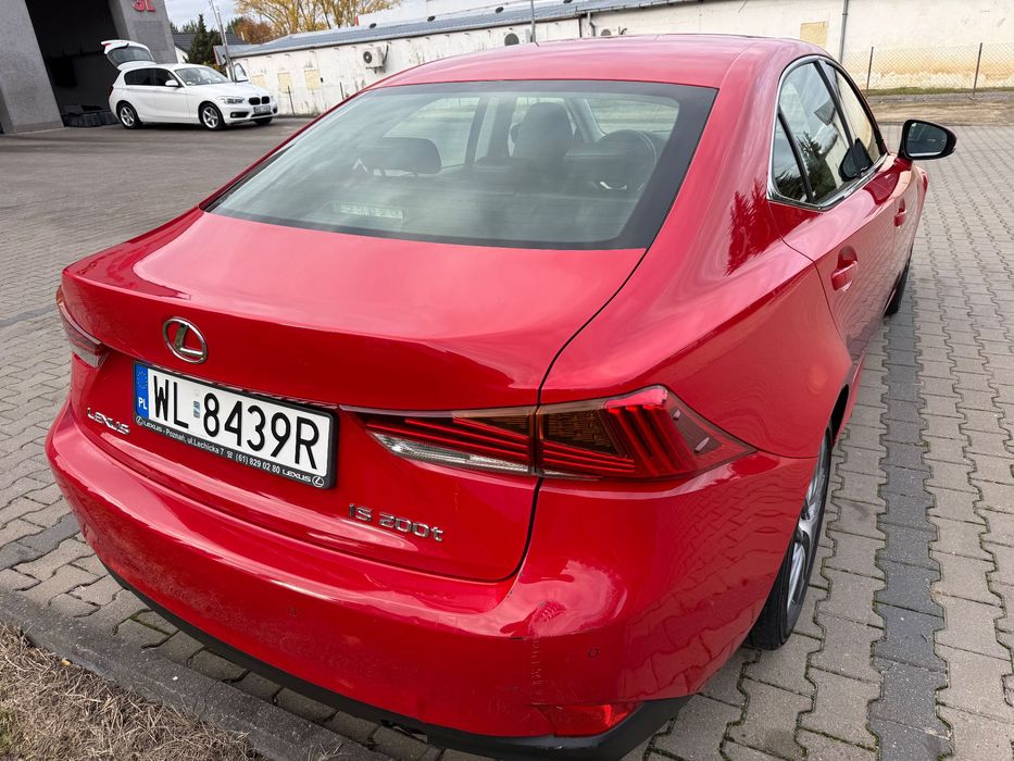 LEXUS IS200t, 2017, UWAGA tylko 16795 km, Salon Polska
