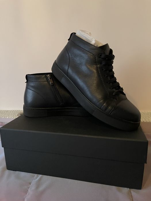 Зимові Чоловічі черевики сині Miraton / Натур шкіра / хутро